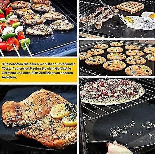 Bagepladesæt med 3 Grill- og ovnbageplader 40 * 50cm Genanvendelig Non-stick Grill