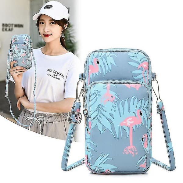 Dame Crossbody Mini Mobiltelefon Taske med Rem
