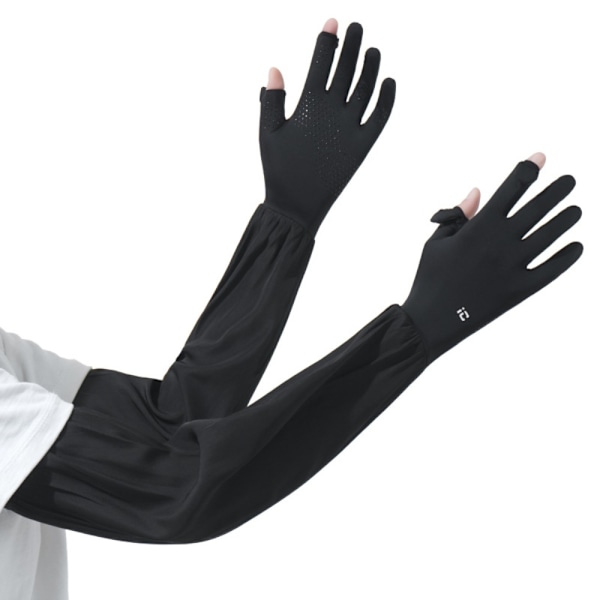 Ice Silk Ærme Solbeskyttelsesærme SORT black