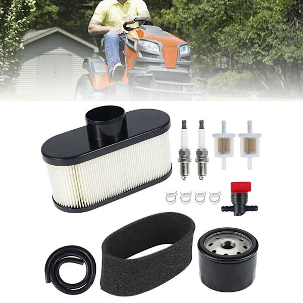 Gräsklippare Luftfilter Kit Ersättning Stabilt Skyddsfilterverktyg Gräsklippardelar Luftfilter Air Filter