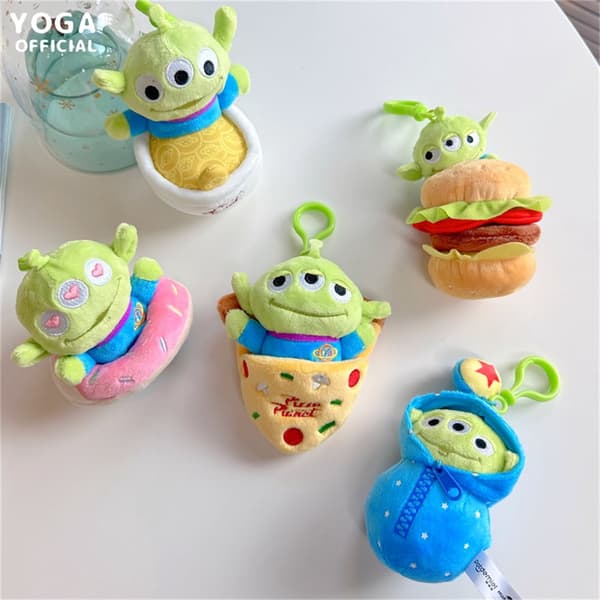 Backpack Doll Plush Toy Pendant School Bag Keychain Doll Pendant Cute Pendant Birthday Gift (E1)