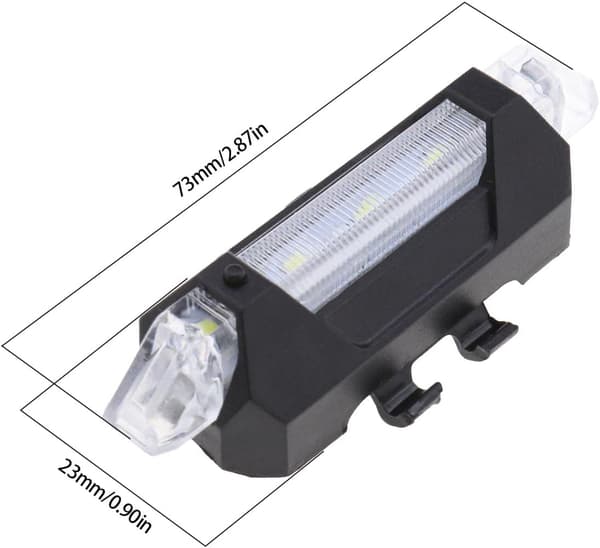 2 kpl LED-varoitusteippejä lampulla, yhteensopiva Xiaomi:n kanssa