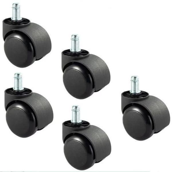 Erstatningshjul for IKEA kontorstoler 5-pakning 10mm x 22mm
