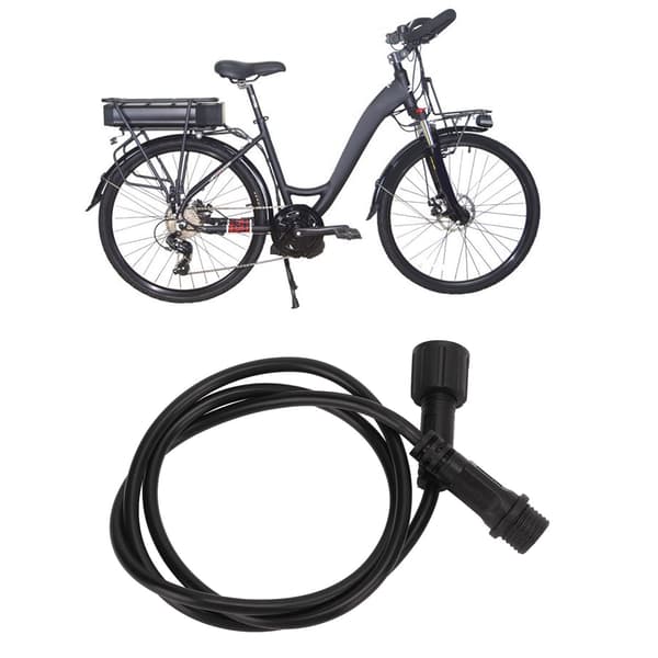 Hastighedssensor forlængerkabel 3-polet hun til han forlængerledning til Bafang BBS01 BBS02 BBHD centermotor 60 cm