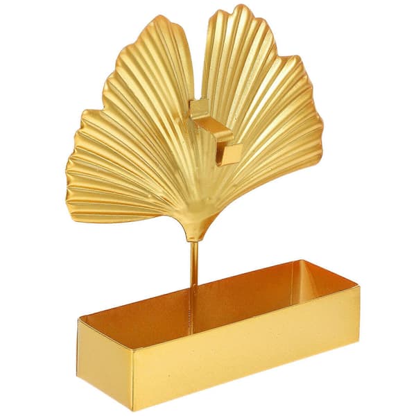 Mosquito Coil Holder for Household Use Decorative Ginkgo Leaf Modeling Mosquito Coil Rack Desk Decor