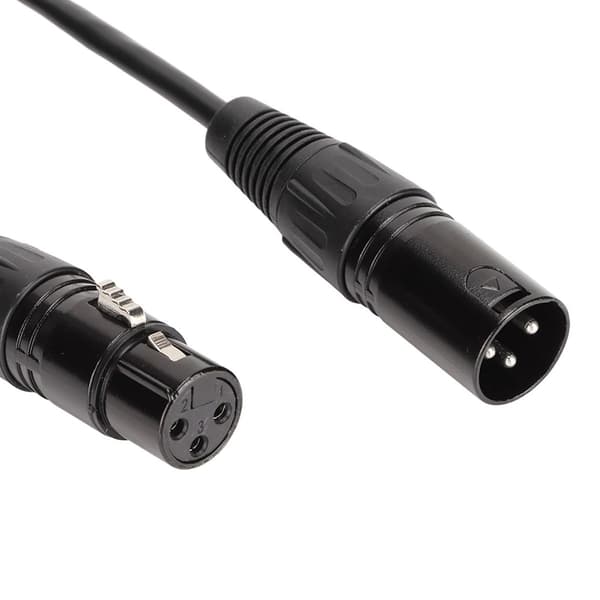2 stk XLR3 til RJ45-kabel 3-pinners Plug and Play XLR-hunn KLB
