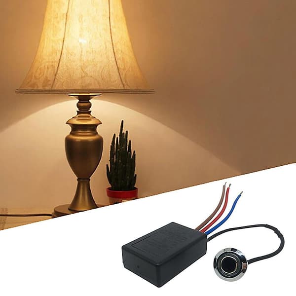 Ld-600s Inbyggd 3-vägs Fingertrycksdimmer On/off-brytare Us/eu
