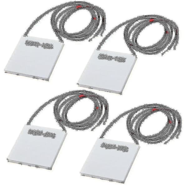 4x 12v 5.8a 65w Tec1-12706 Termoelektrisk køler køleplade Peltier-modul 40x40mm