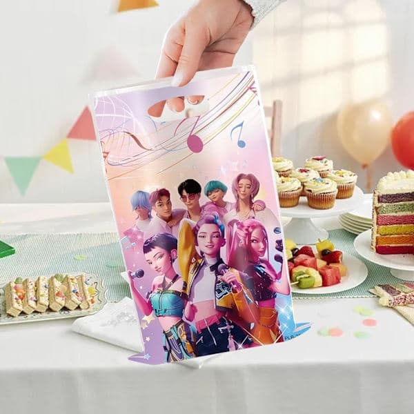 K-POP Demon Slayer Bursdagsfest Godteposer, 50-pakning