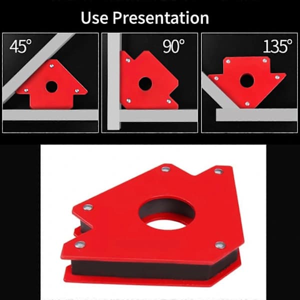 Welding Fixture with Magnetic Base for Stable Working Position, Metalworking and Assembly, 34 kg