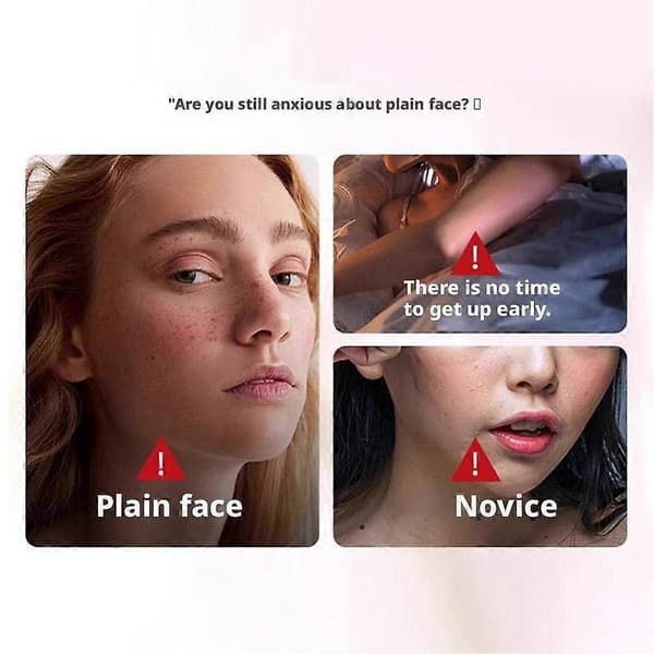 Fivelayer BB Cream Fuktighetsgivende Ikke-blokkerende Pudder Concealer Pseudo ne O6R3
