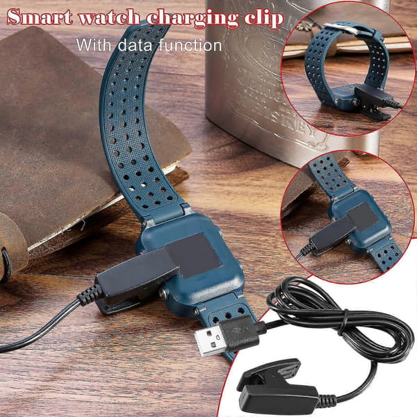 For Garmin-lily Watch Lite Smartwatch Charging Cable Charging Dock USB Cable - D (FMY)
