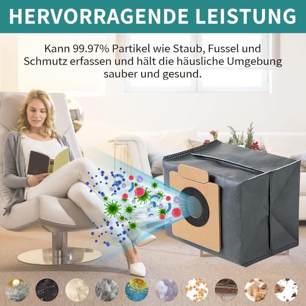 Støvsugerposer til Eufy X8 Pro/X10 Pro Omni