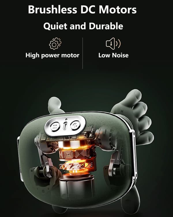 MASSAGE DEVICE Bionic Heat Massager, Portable Cordless Shiatsu Massager for Neck and Back, Electric Tissue Massager