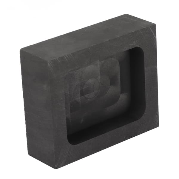 Graphite Ingot Mold High Purity Prevent Corrosion Metal Casting Graphite Mold for Gold Silver Brass Refining Smelting