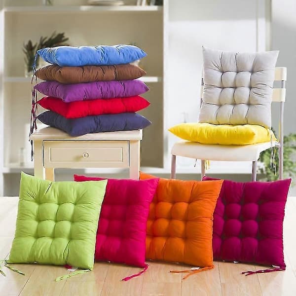 40x40cm Solid Fyrkantig Mjuk Tjock Sittdyna Stolsdyna Matsalsinredning