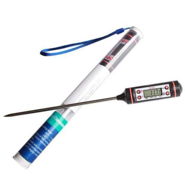 Digitalt kødtermometer - Grilltermometer - Madtermometer - Sort - Til grill, barbecue, ovn og mere