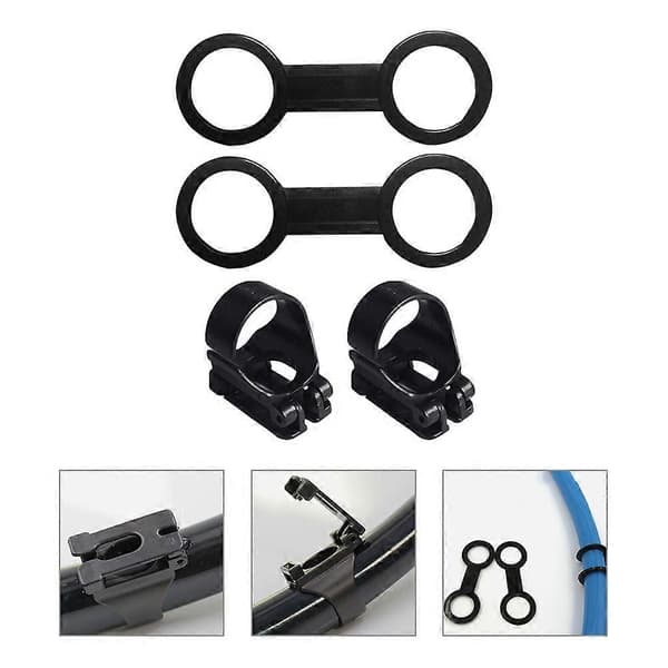 4 stk Snorkelholdere Robuste Snorkellåser Utskiftbar Maskestroppholder Dykkersnorkelholder