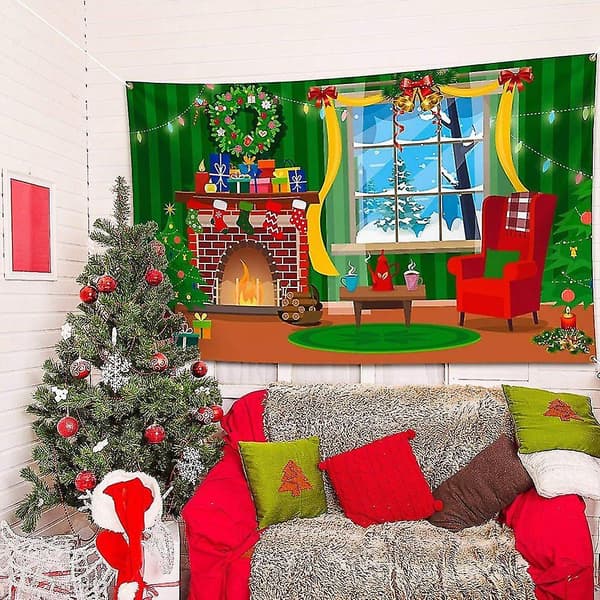 Glædelig jul baggrundsscene dekorationer banner velkommen vinter sne