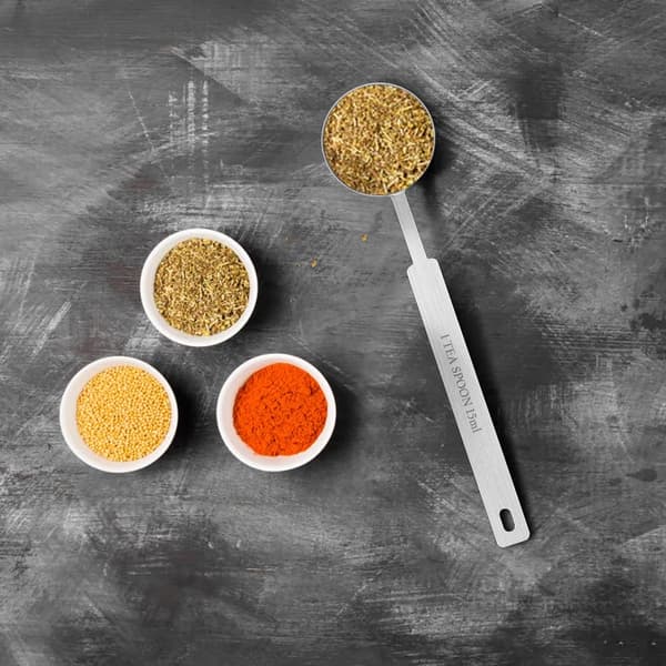 Long Handle Measuring Spoons 15ml, Premium Stainless Steel