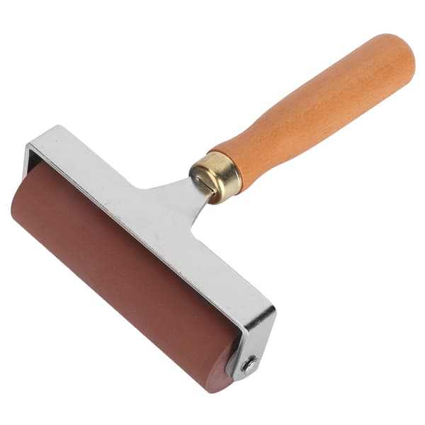 Brayer Blød Fleksibel Robust Holdbar Elastisk Gummirulle til Tryk Scrapbøger 10cm