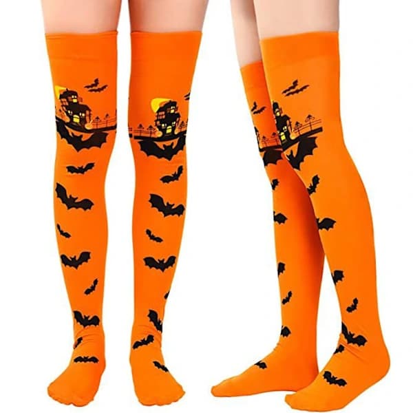 Halloween-sukat Lepakkosukat D D D