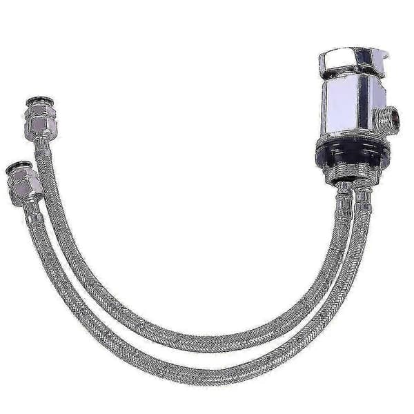 Til Krom Campingvogn Autocamper Campervan Bruseblanderudløb 1/2 Med 1500mm Push Fit Slanger