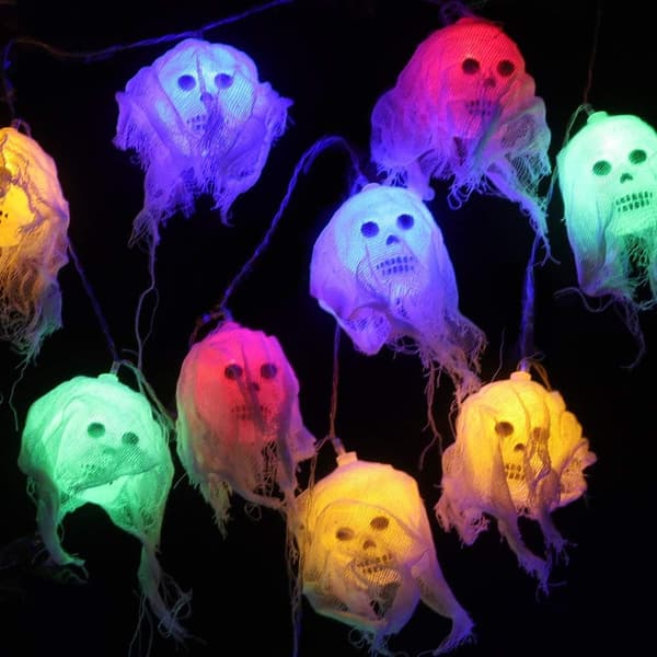 3m Halloween Skull String Light, Halloween Decoration String L