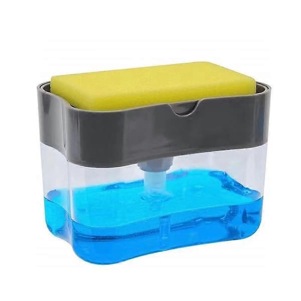 Grå 2-pack Hushållsborste Grytpressare Diskborste
