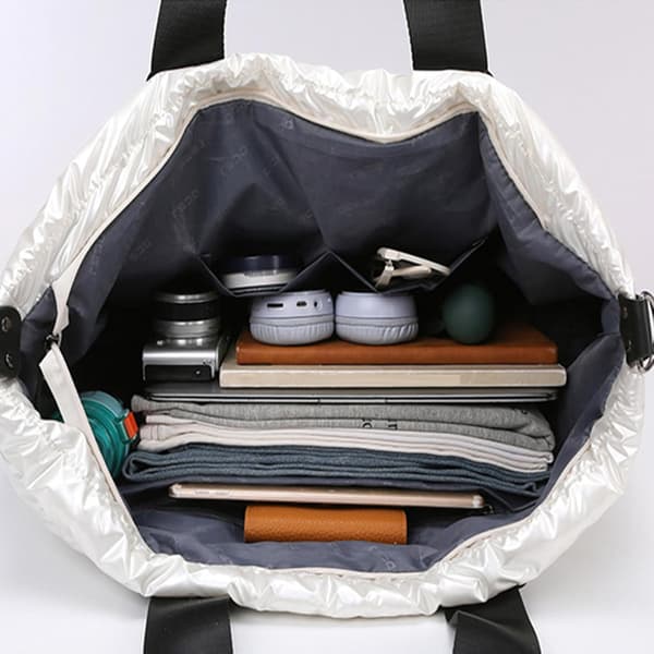 sportsbag for menn, vanntett, stor handlepose, sølv, Se référer descriptif, se beskrivelse sølv - Silberfarben