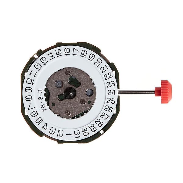 Quartz Movement with Battery, Date at 3 o'clock, Replacement for Miyota 2115 (FMY)
