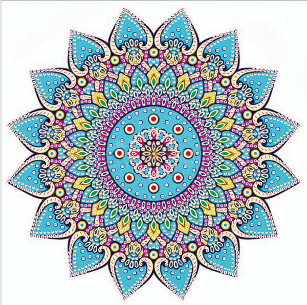 30x40cm 5D DIY Diamantmaling Full, Bohemian Collection#B, DIY Diamant Strass
