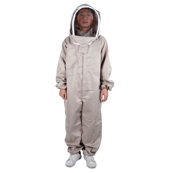 Bee Suit with Hood, Beekeeping Protective Clothing, Anti-Bee Equipment