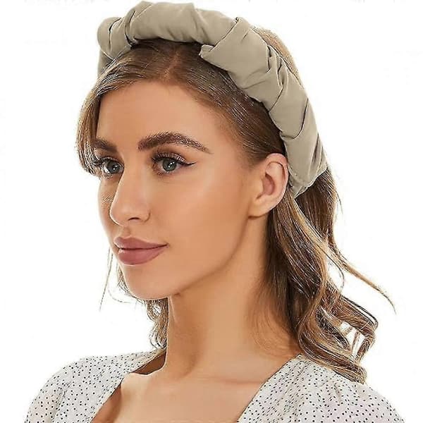 Mike Sun Visor for Women, UV Protection Wide Brim Packable Summer Hat Beach Hat Foldable Shell Hat Roll-up Hairband (black)