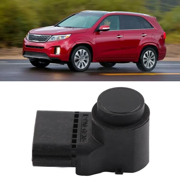 Sort PDC Parkeringssensor 95720‑2P500 Erstatningstilbehør til Kia Sorento 2014