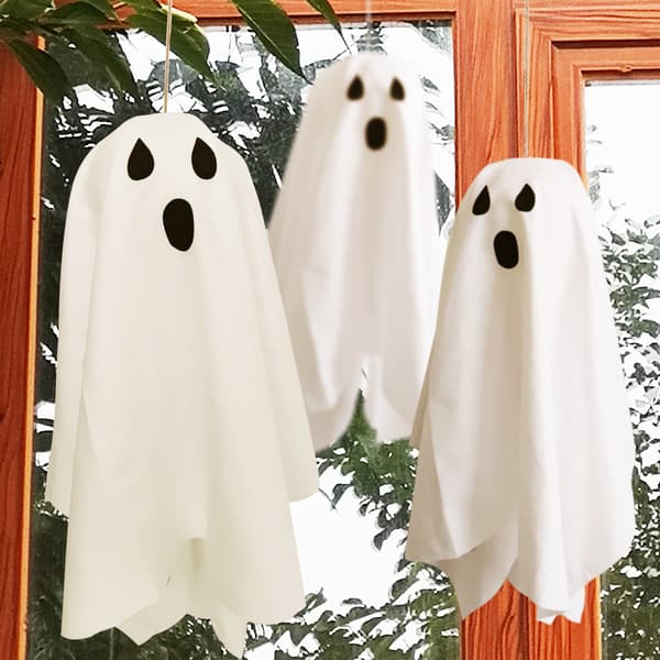 /#/3 stk. Halloween-spøkelsesaktige hengende ornamenter/#/