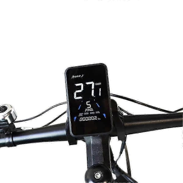 For elsykkeldisplay 36V-72V Vanntett LCD-display NC-81F Elsykkelpanel Instrumentpanel, Vanntett
