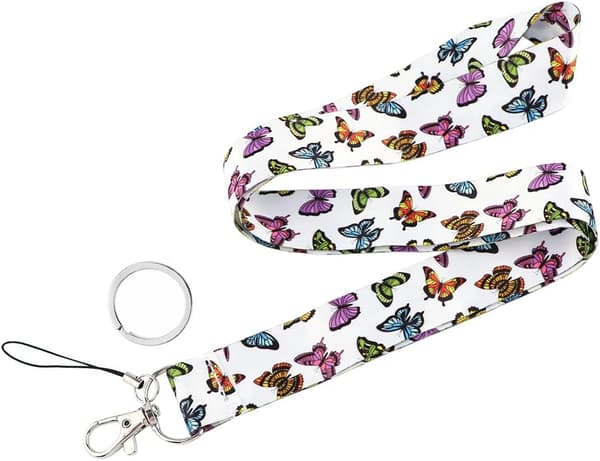Stylish lanyard for keys, wallet, ID card holder