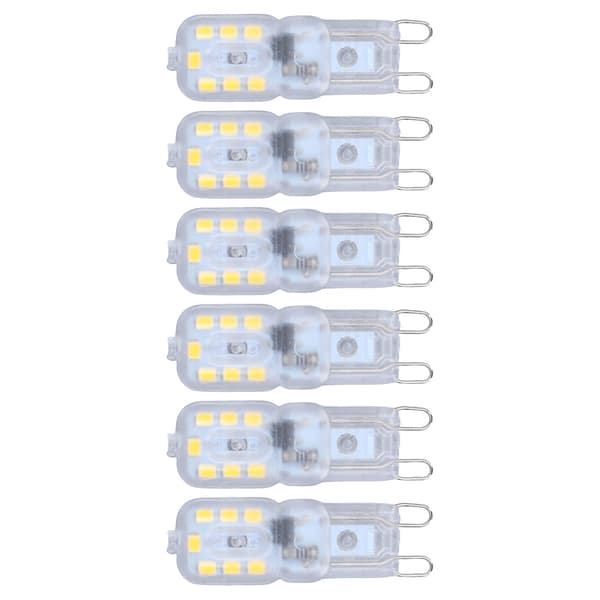 G9 Bulb Dimmable Eye Protection Energy Saving 14 LEDs 3W Bulb for Chandelier Table Lamp 6pcs Natural Light 220V