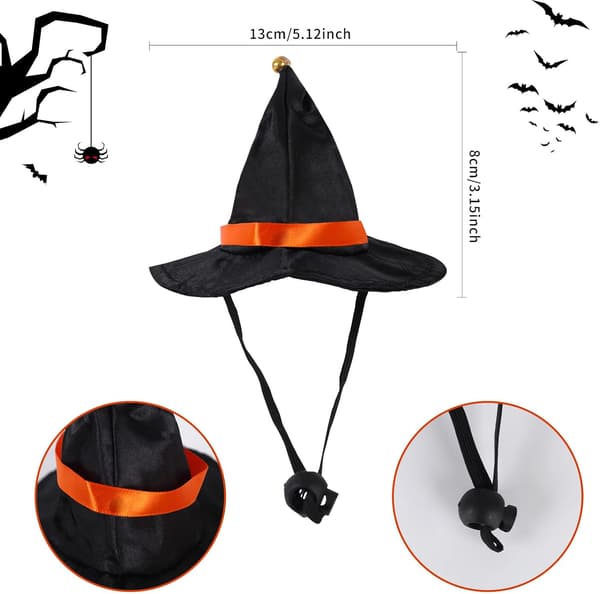 Halloween Dyrekostumer Troldmandskostumer til Katte Sjov Troldmand C