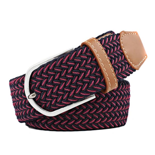 Canvas fabric belt 11 patterns size W26-W36 clothing belt - blue one size