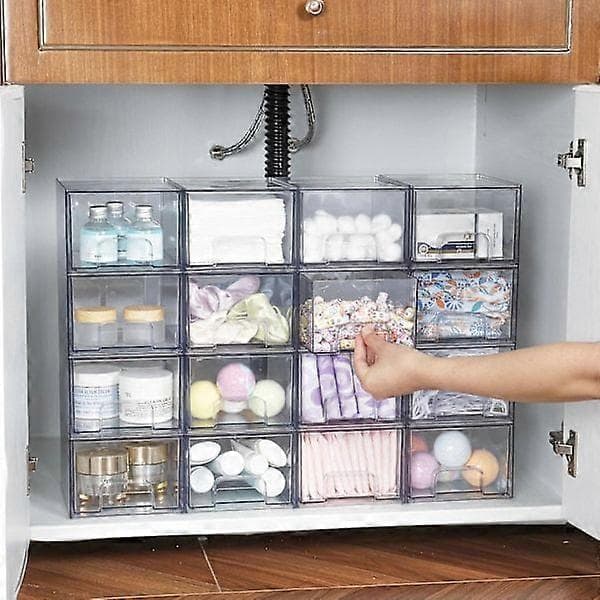 Stackable Storage Bins, Acrylic Bathroom Organizers, Pantry, Home Organization and Storage