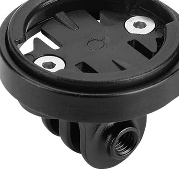 Cykelcomputer Odometer Computer Aluminiumlegering Forlængerbeslag til Garmin (Sort)