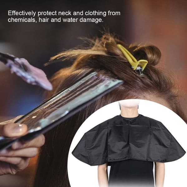 Frisørkappe Vandtæt Barberkappe Hårfarvningsslag Hårfarvning Farvning Klipning Styling Kappe Forklæde Skønhedssalon Professionel Makeupkappe
