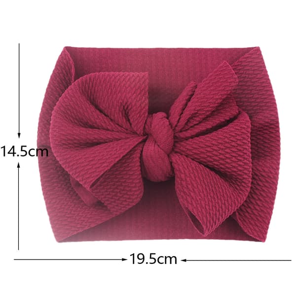 11 stycken babypannband för flickor, hårband med rosett