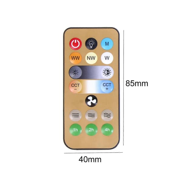 1 stk. Erstatnings IR Fjernkontroll Passer For E27 Takvifte Lampe -Sy