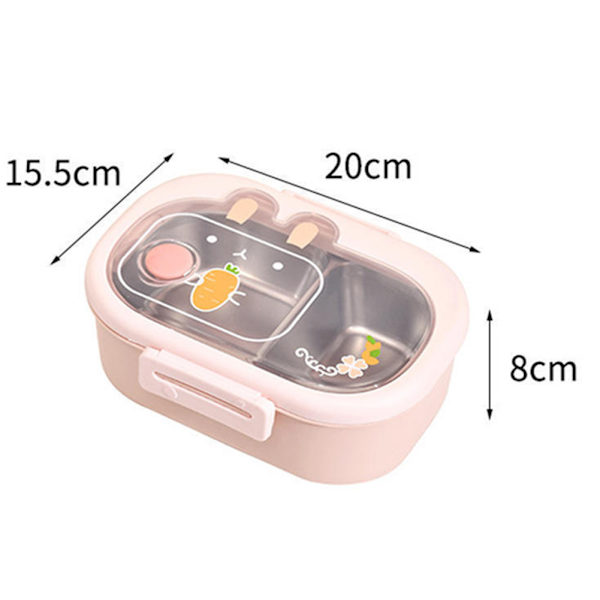 Multi-slids forsegling Bento Box Multipurpose lækagesikker madbeholder til picnic Green