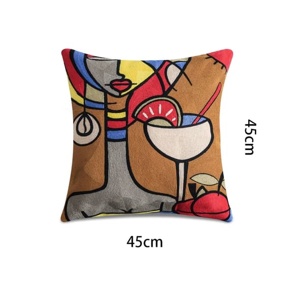 Sett med 4 Picasso putetrekk 45x45 cm Dekorative sofaputer