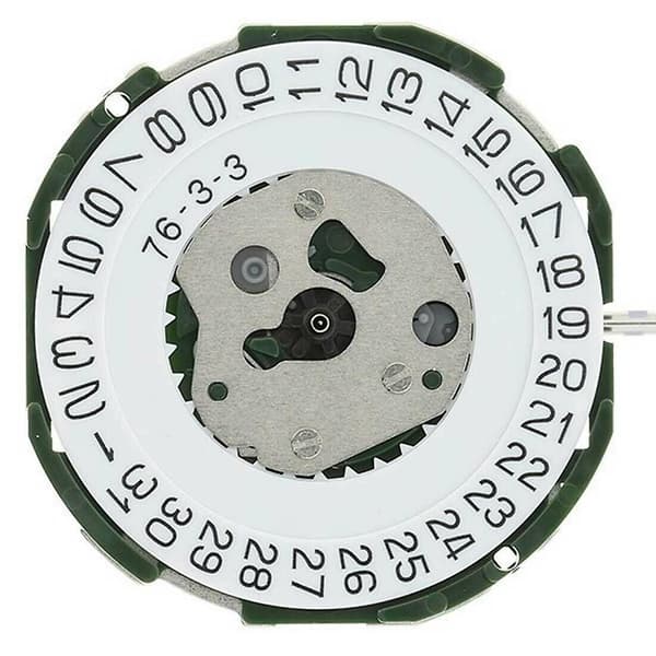 Quartz Movement with Battery, Date at 3 o'clock, Replacement for Miyota 2115 (FMY)