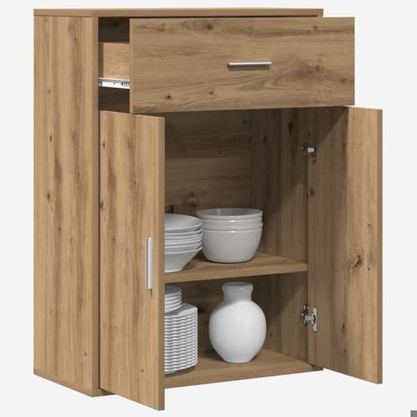 Buffé - EXKLUSIVT HEM - 60 x 30 x 84 cm - Ingenjörsträ - Brun - Nutida